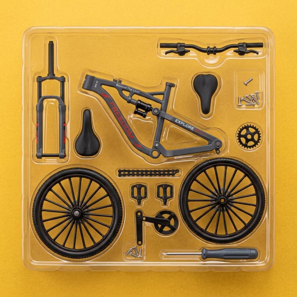 Kit completo piezas MTB FREEDOM fondo amarillo