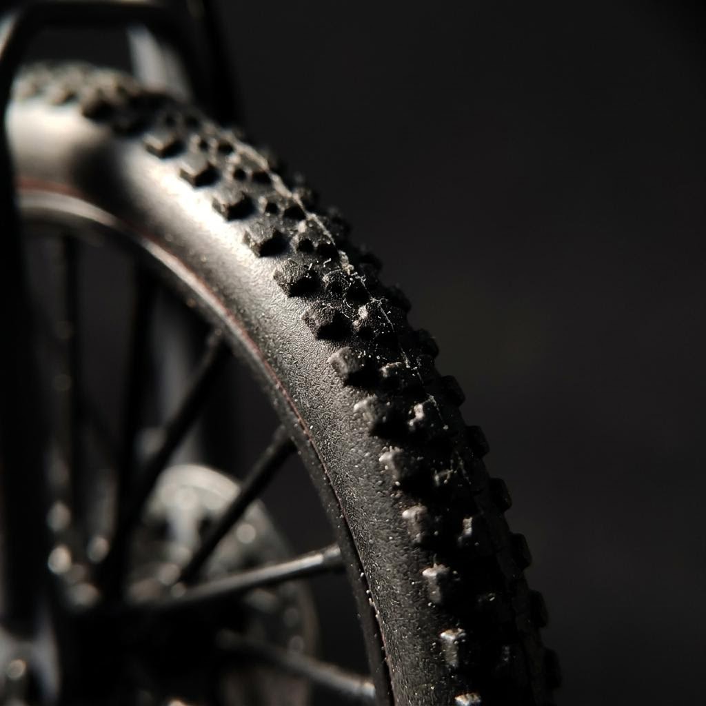 Ruedas con taco de goma — llanta MTB coleccionable
