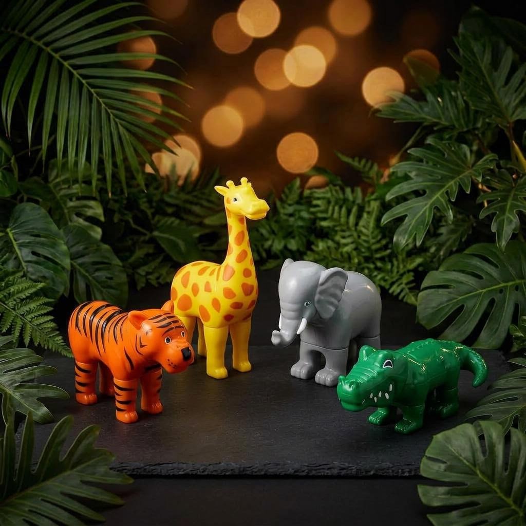 Animalitos Magnéticos Combinables Set x4