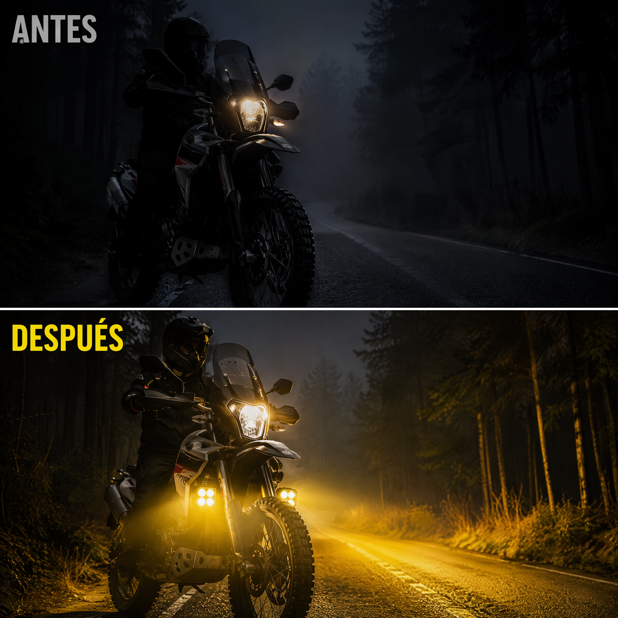 Antes y después con la Exploradora Dual Pro