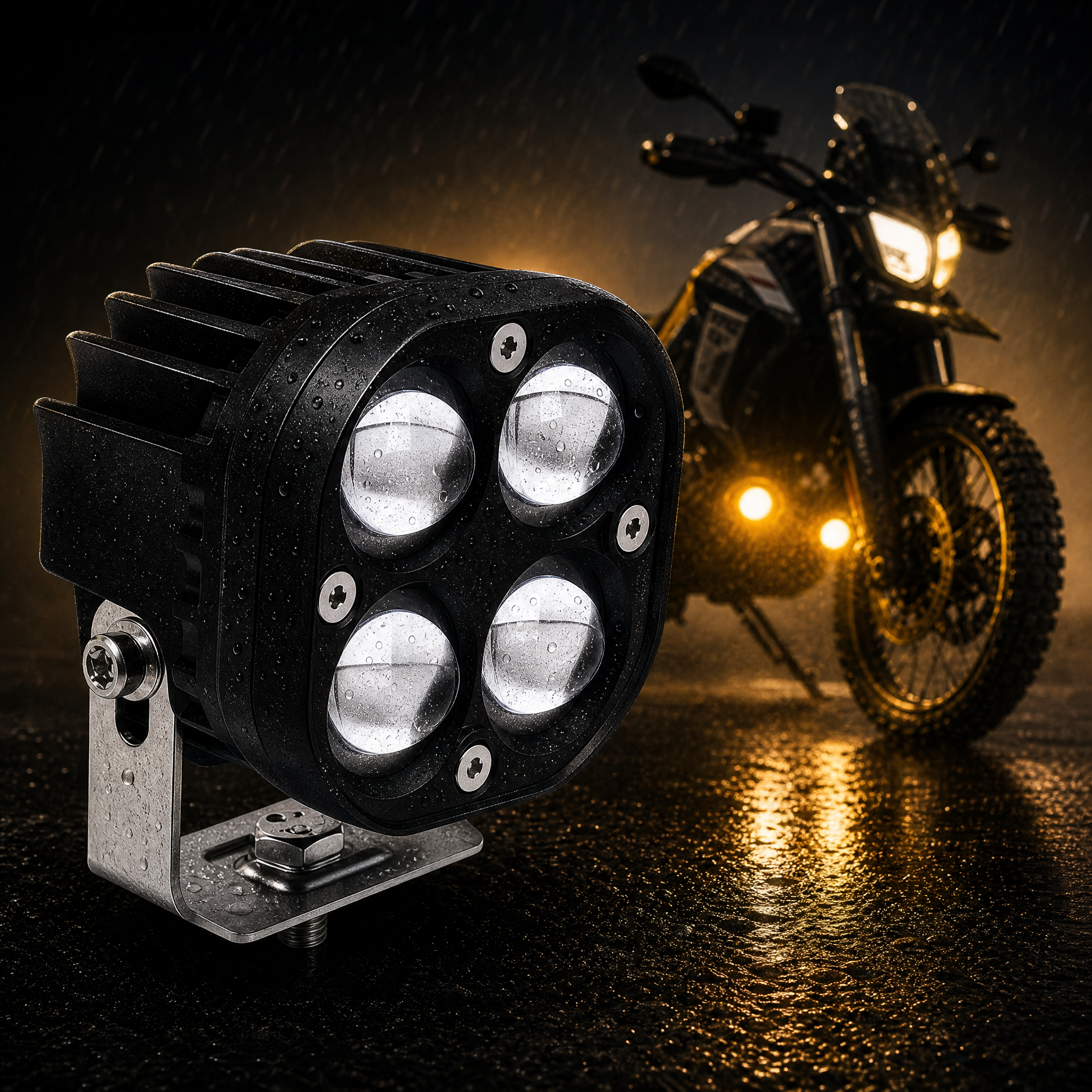 Exploradora Dual Pro para moto